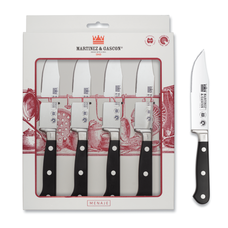 Pack de 4 Cuchillos de Churrasco