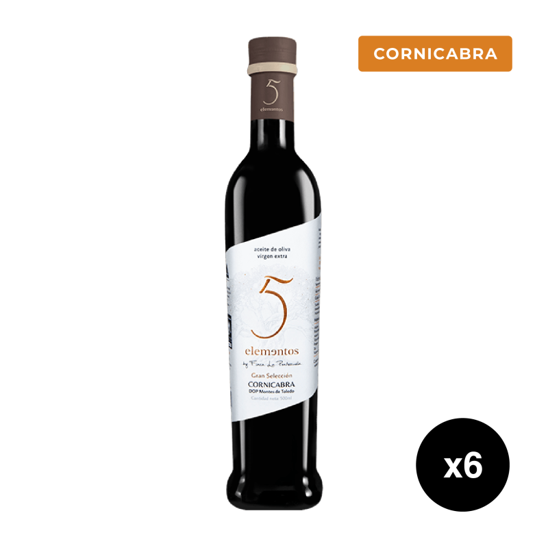 AOVE 5 Elementos Gran Selección Cornicabra 6x500ml