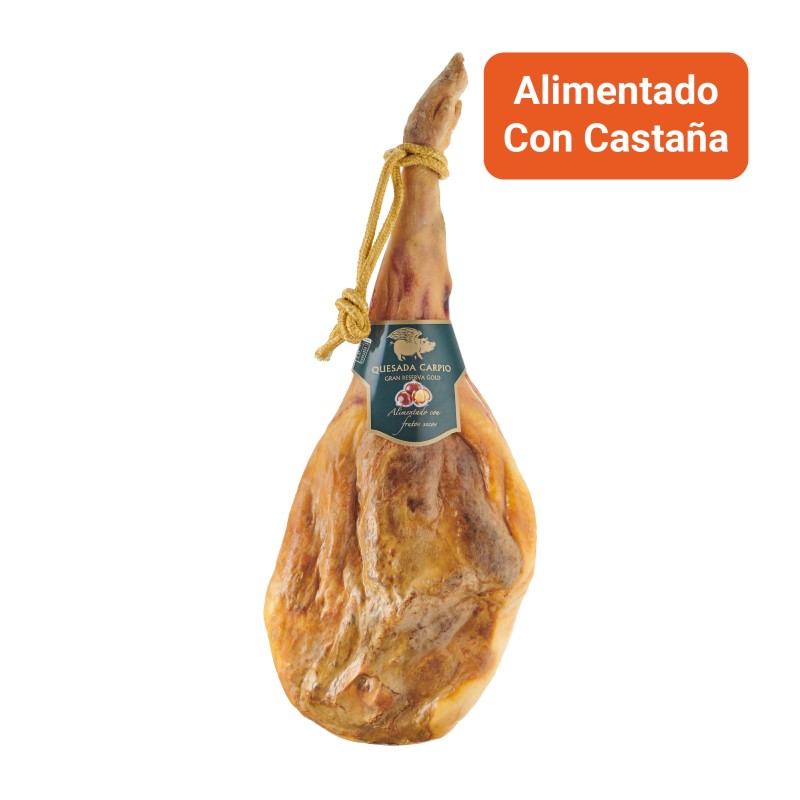 Jamón Gran Reserva Gold Alimentado con Frutos Secos Corte "V" 8 Kg