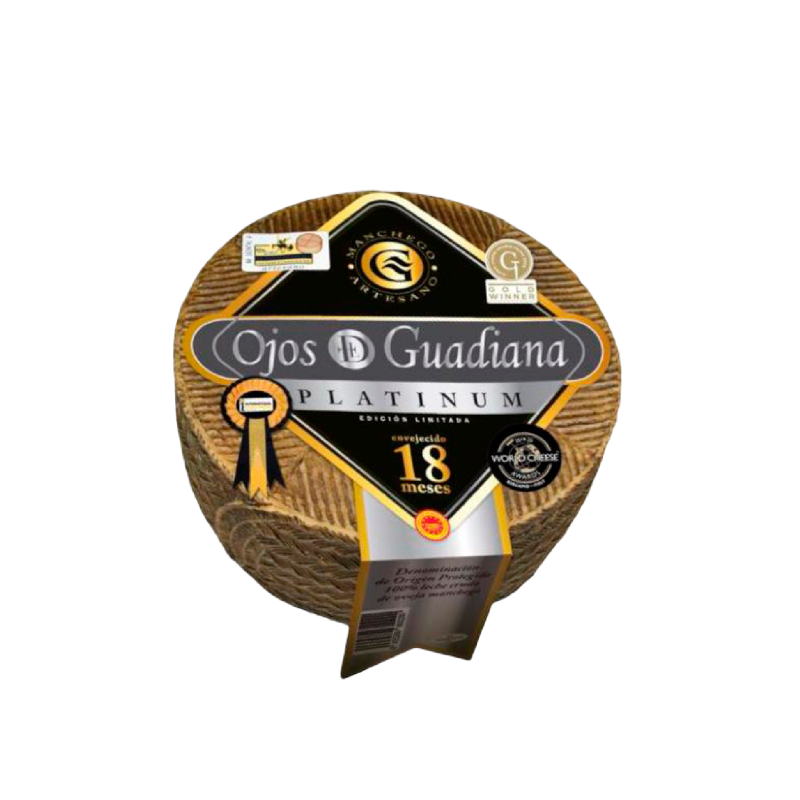 Queso OJOS del GUADIANA Manchego Platinum 18 meses