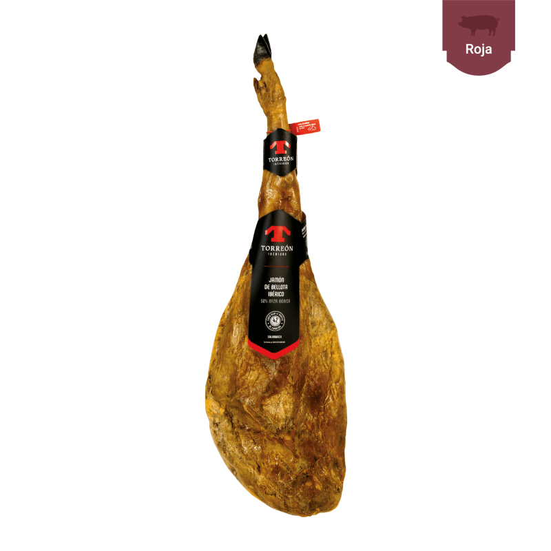 Jamón de bellota ibérico 50% raza ibérica