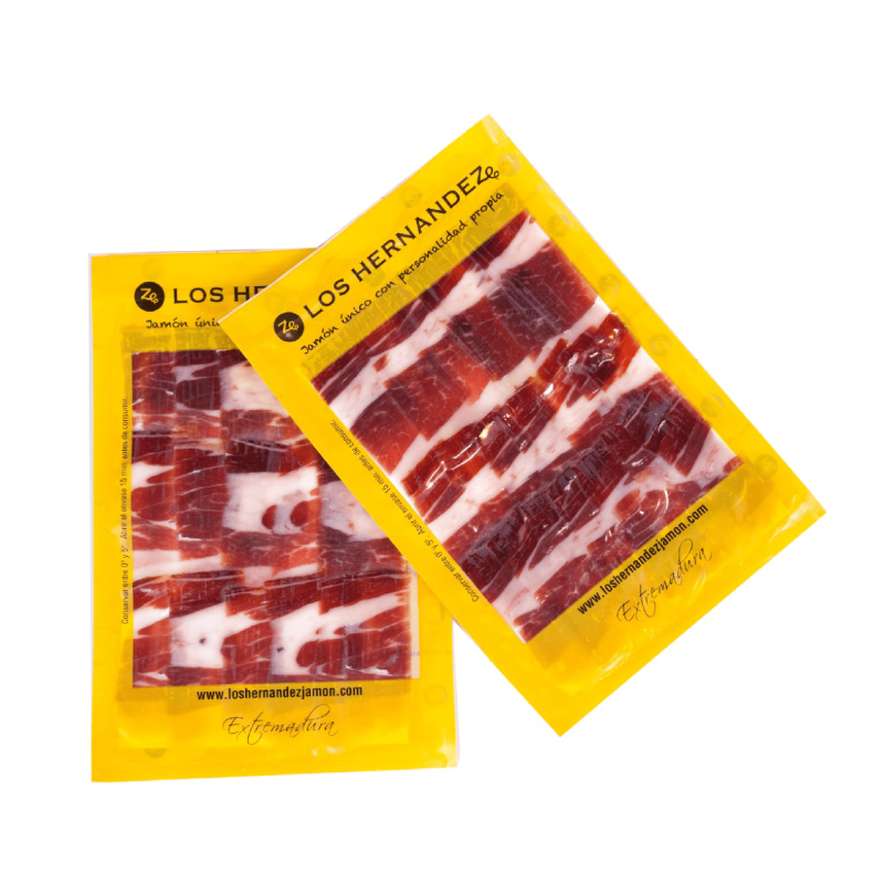 Pack 10 Sobres Jamón De Cebo De Campo Ibérico 50% Raza Ibérica